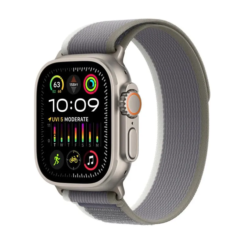 Narukvica za Apple Watch Ultra Trail Loop green gray 42/ 44/ 45/ 49 mm