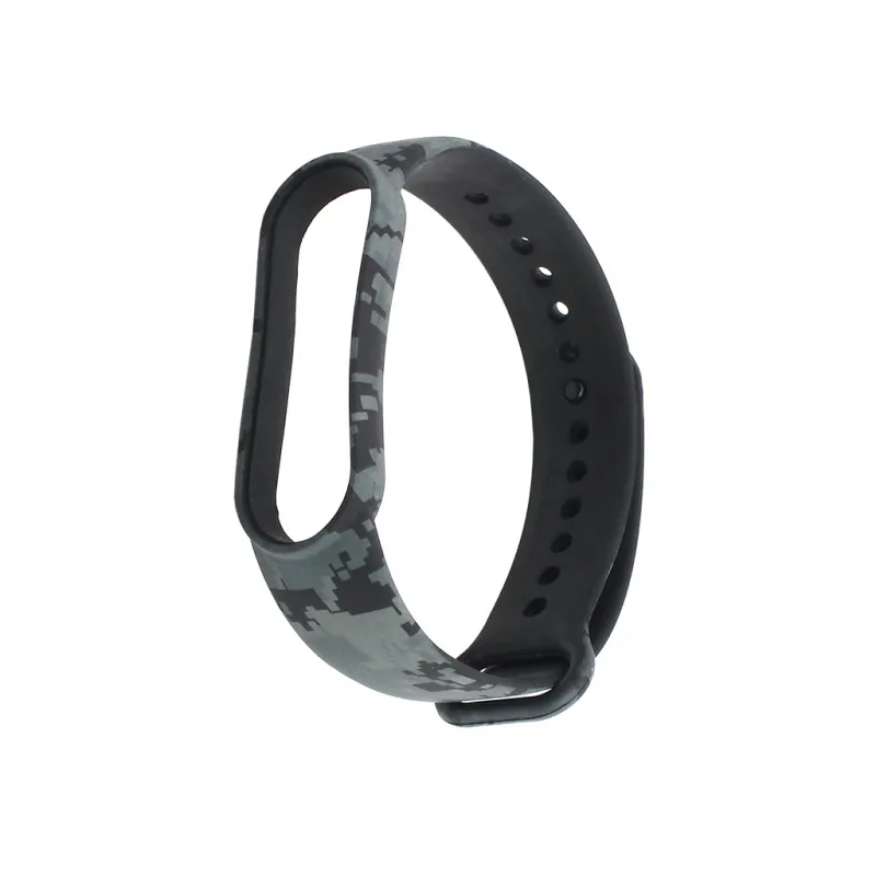 Narukvica za smart watch Xiaomi Mi Band M5/M6  army siva