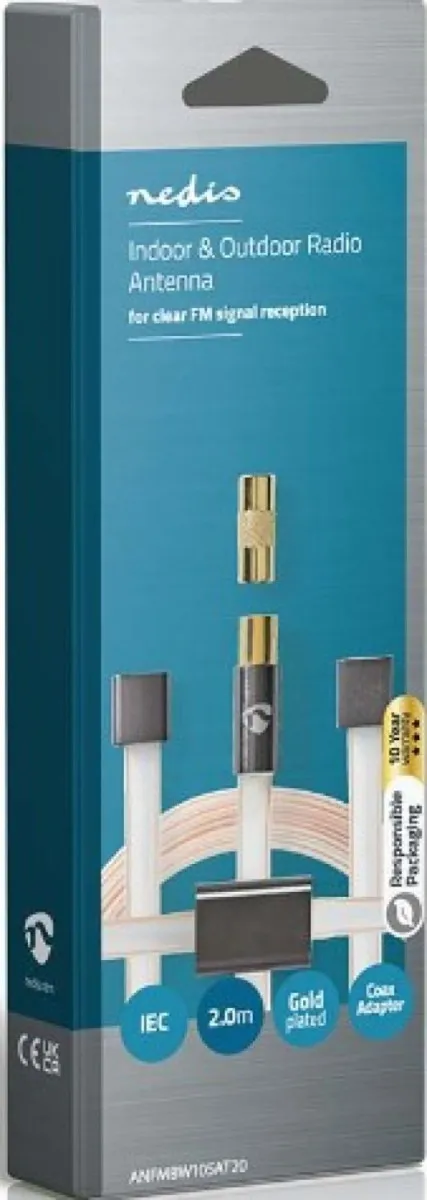 NEDIS FM Antena ANFMBW105AT20