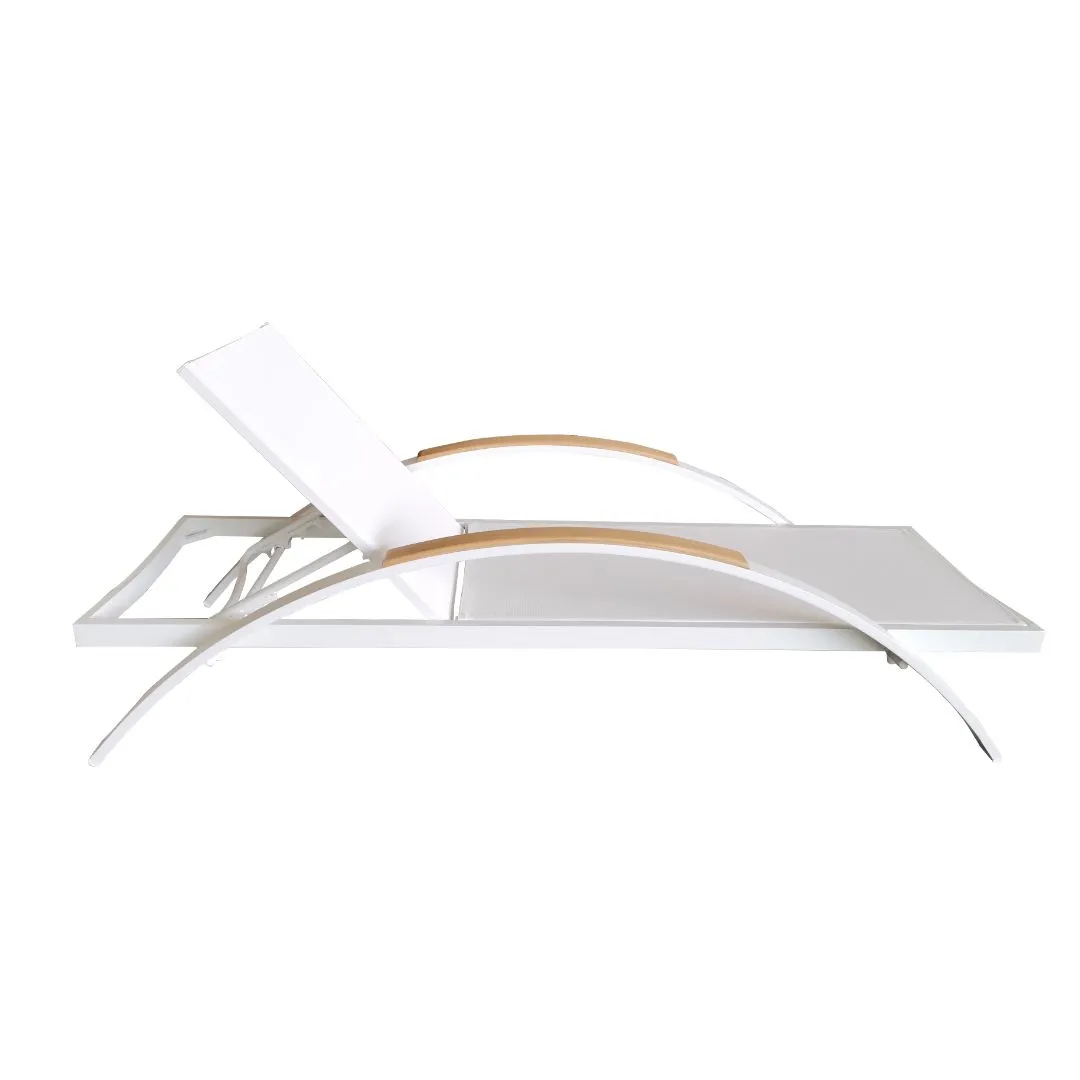 Nero Aluminijumska ležaljka 195x65x30 cm BEŽ