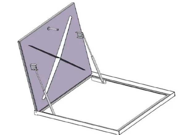 NERO Hidraulični šaht poklopac 800x800mm