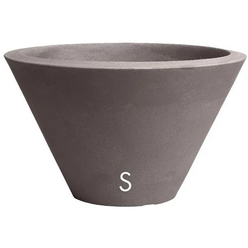 NICOLI Chiron saksija 50x29cm, siva