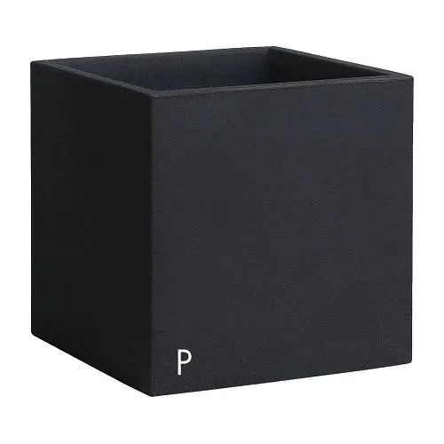 NICOLI Cubo Momus saksija 35x35cm, antracite