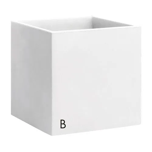 NICOLI Cubo Momus saksija 50x50cm/ bela