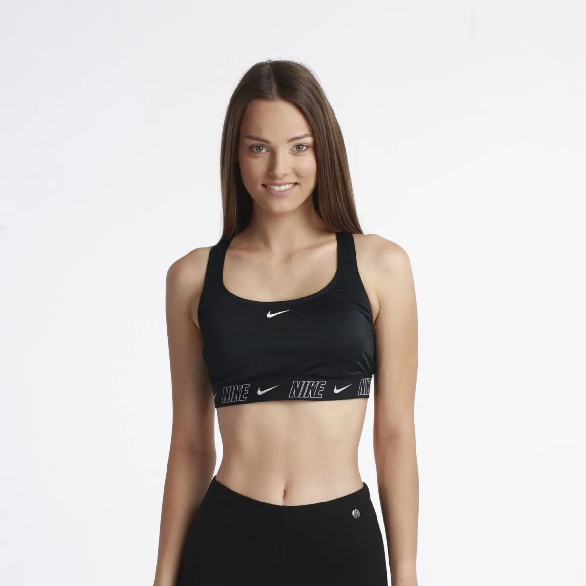 NIKE Gornji deo kupaći fusion logo tape W