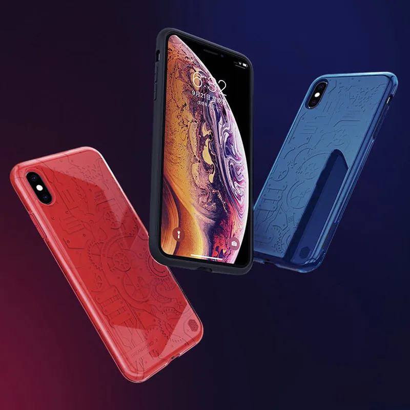 Nillkin Machinery za iPhone XS Max crni.