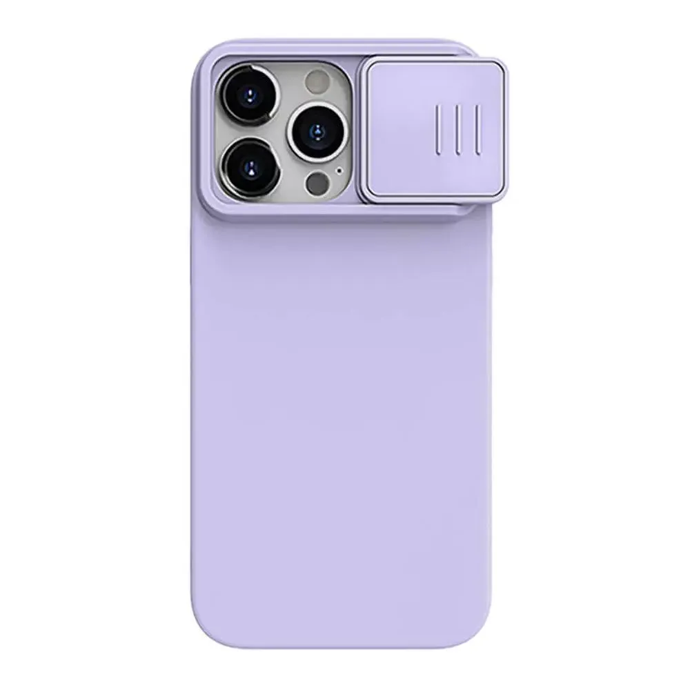 NILLKIN Maska Cam Shield Silky za iPhone 15 Pro/ ljubičasta