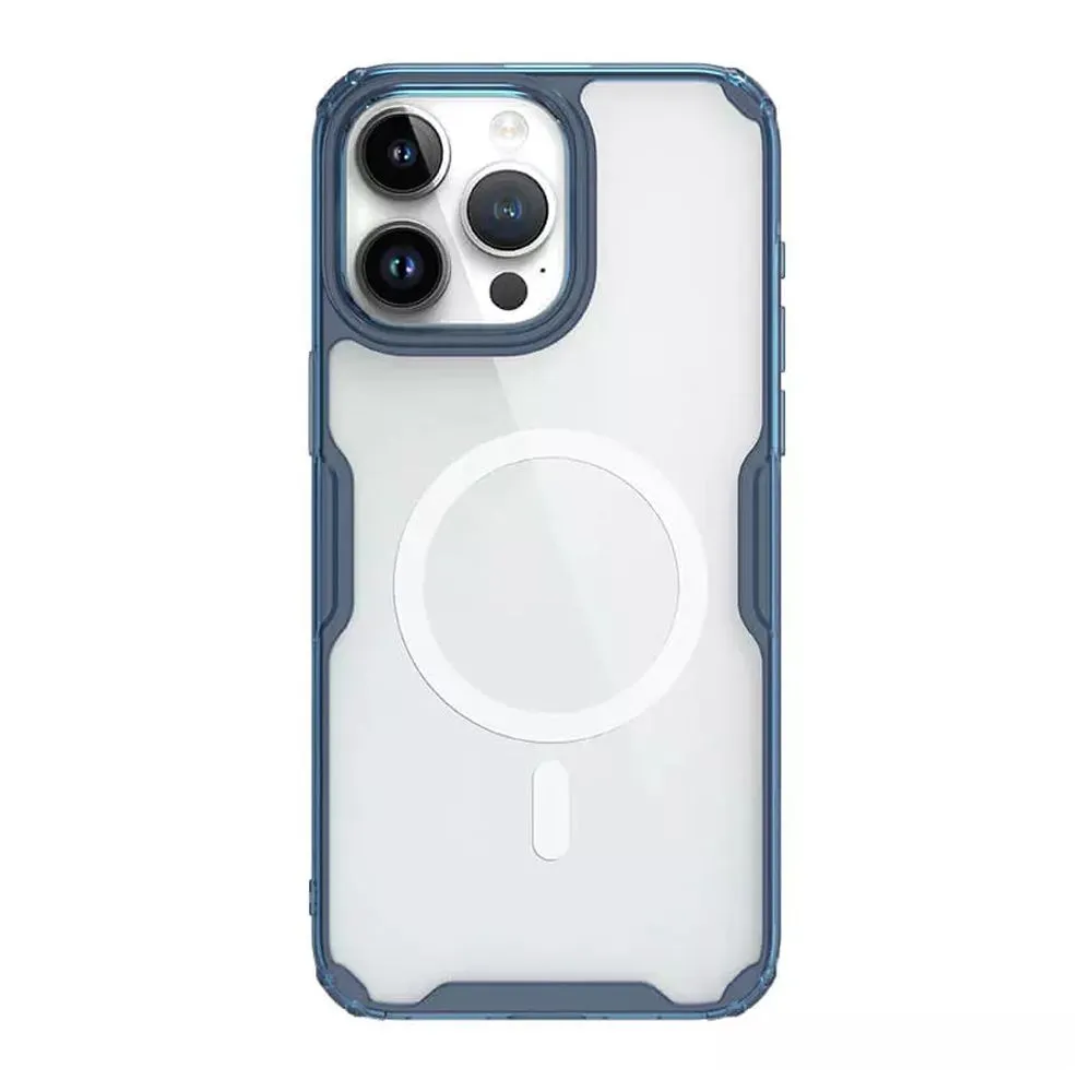 NILLKIN Maska Nature Pro Magnetic za iPhone 15/ plava