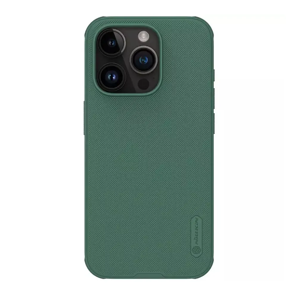NILLKIN Maska Super Frost Pro za iPhone 15 Pro Max/ zelena