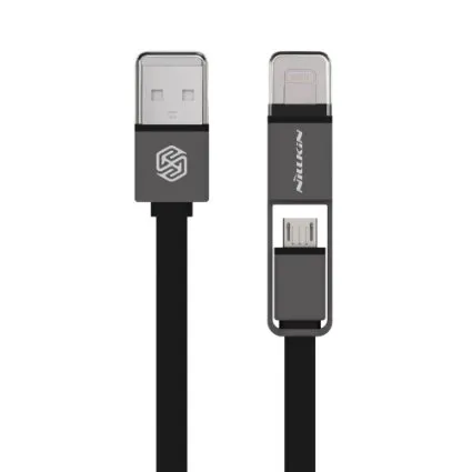 Nillkin USB kabel Plus 2u1 (Lightning/ Micro) 1/2m crni.