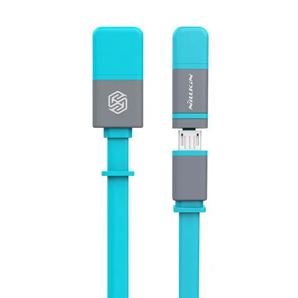 Nillkin USB kabel Plus II 2u1 (Lightning/ Micro) 1/2m plavi.