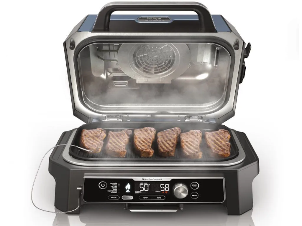 NINJA Roštilj OG901EU Woodfire PRO Connect XL/1700W/plava-crna