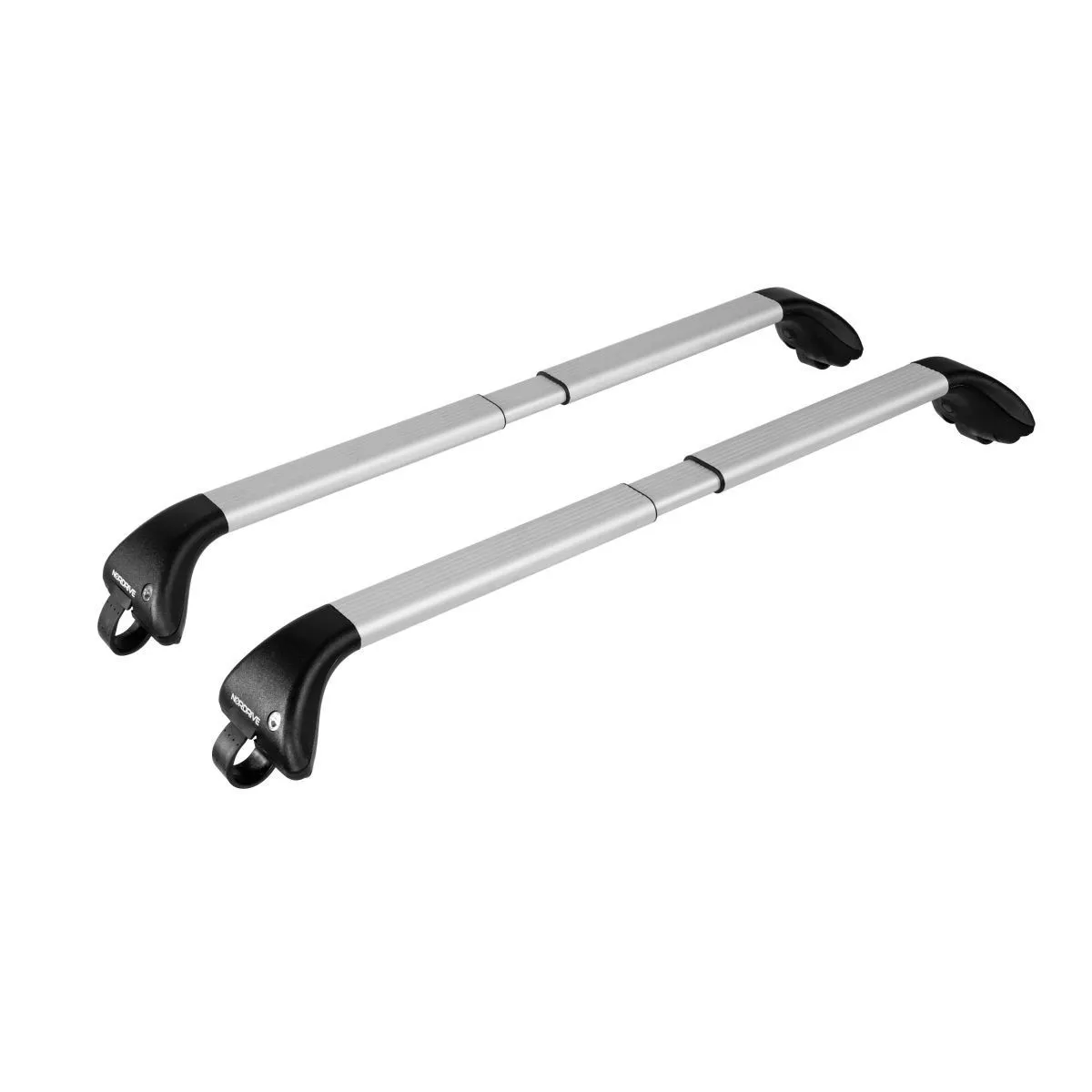 NORDRIVE Krovni nosaci snap-fitalu sipke set 80-110cm teleskopske max nosivost 100kg