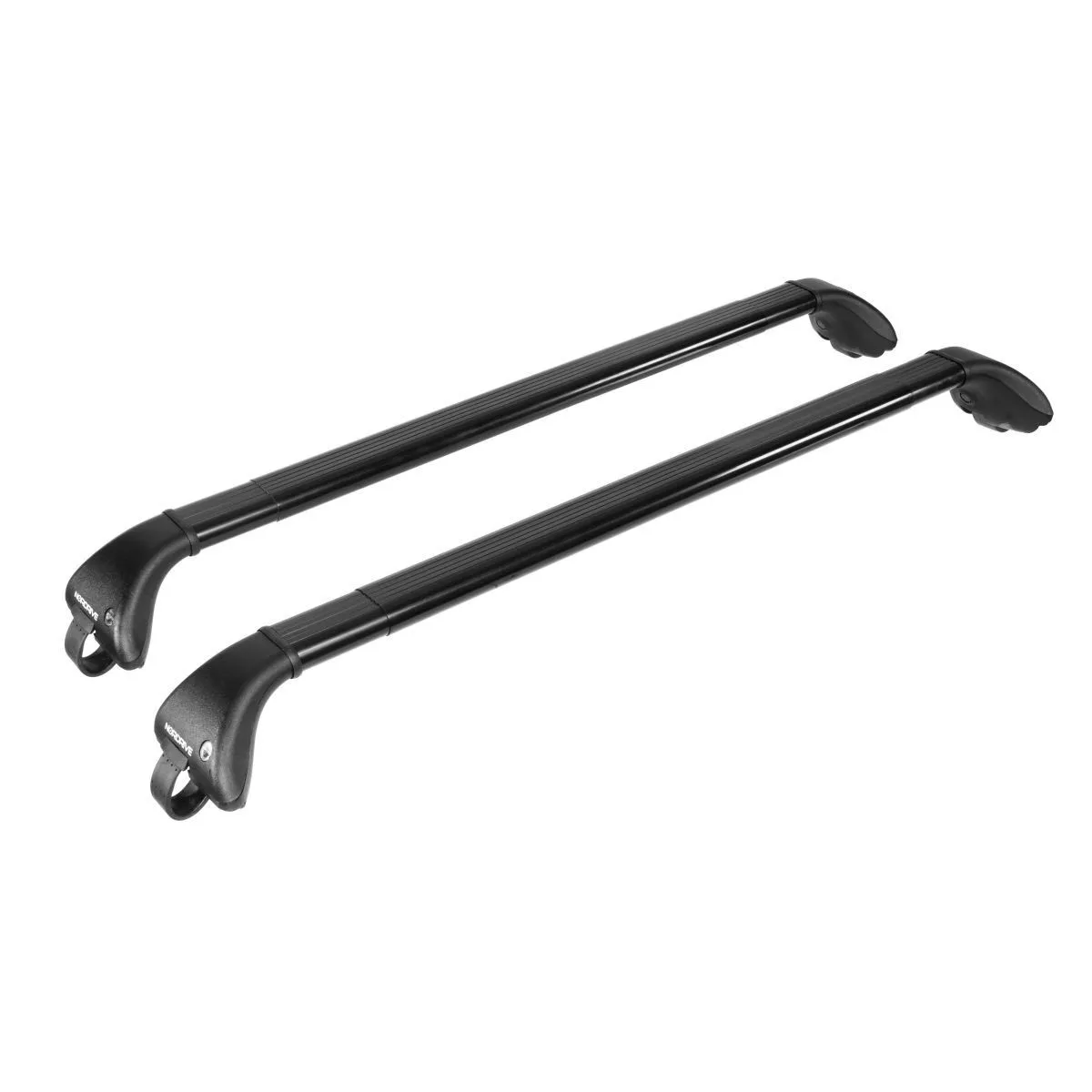 NORDRIVE Krovni nosaci snap-fitčelične sipke set 110-140cm teleskopske max nosivost 100kg