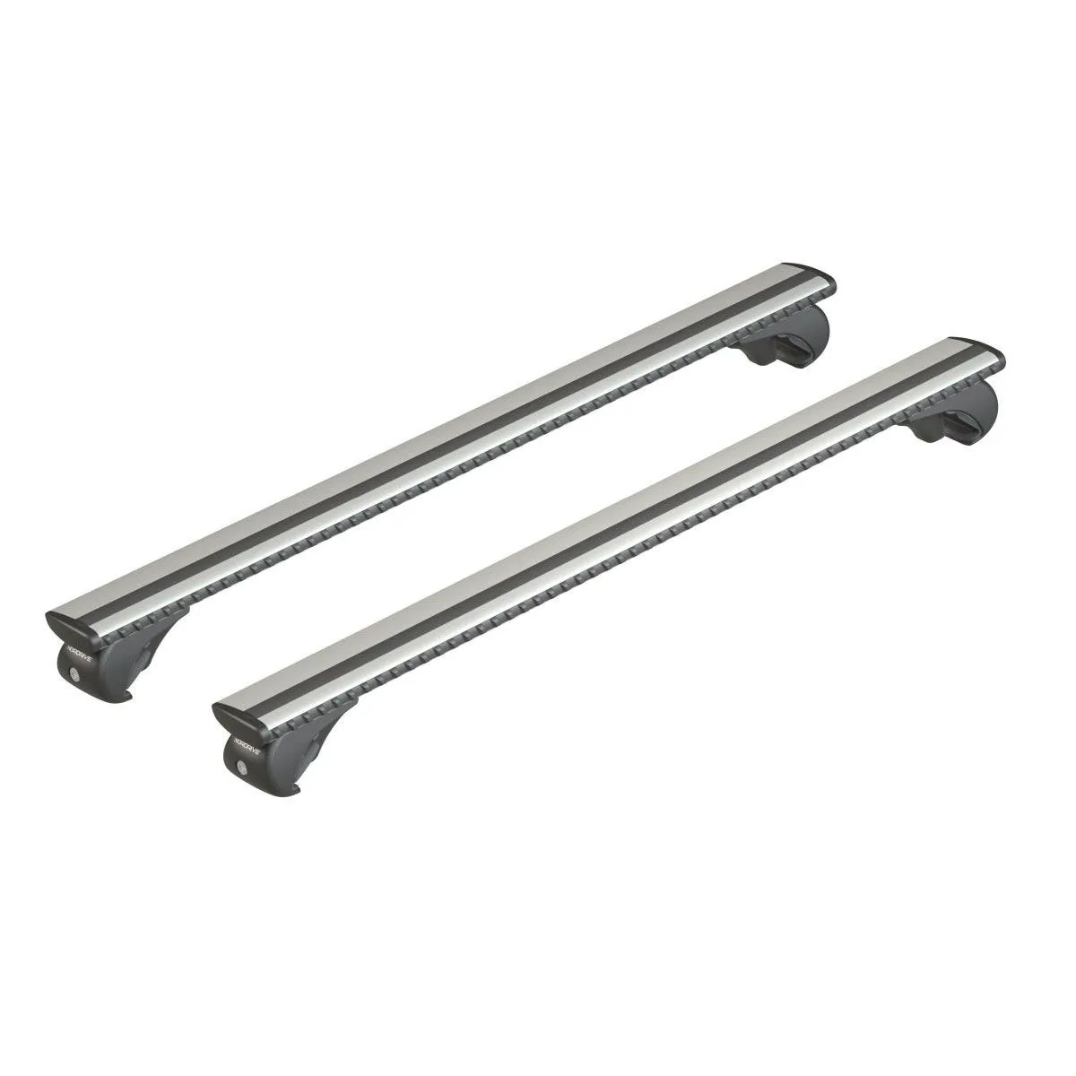 NORDRIVE Krovni nosači silenzioalu šipke set 140cm/max razmak izmedju šina 132.5cm/do 100kg