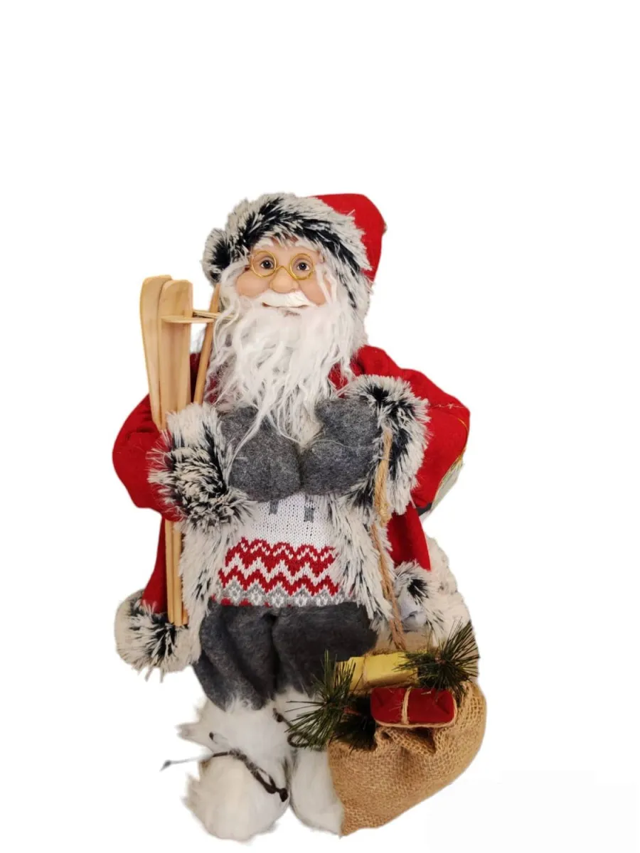 Novogodišnja figura Deda Mraz 30 cm 70467