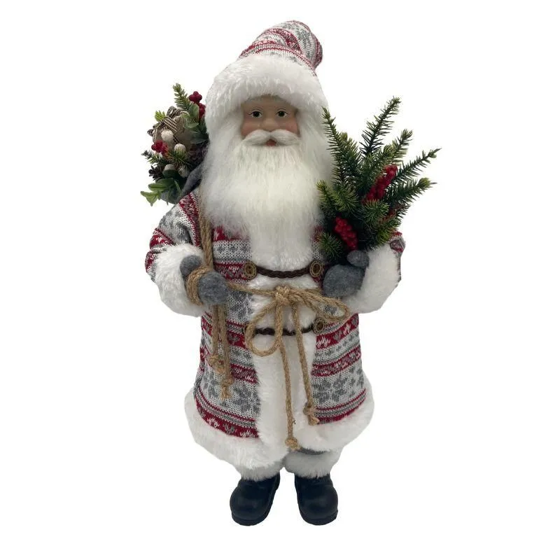 Novogodišnja figura Deda Mraz 45cm