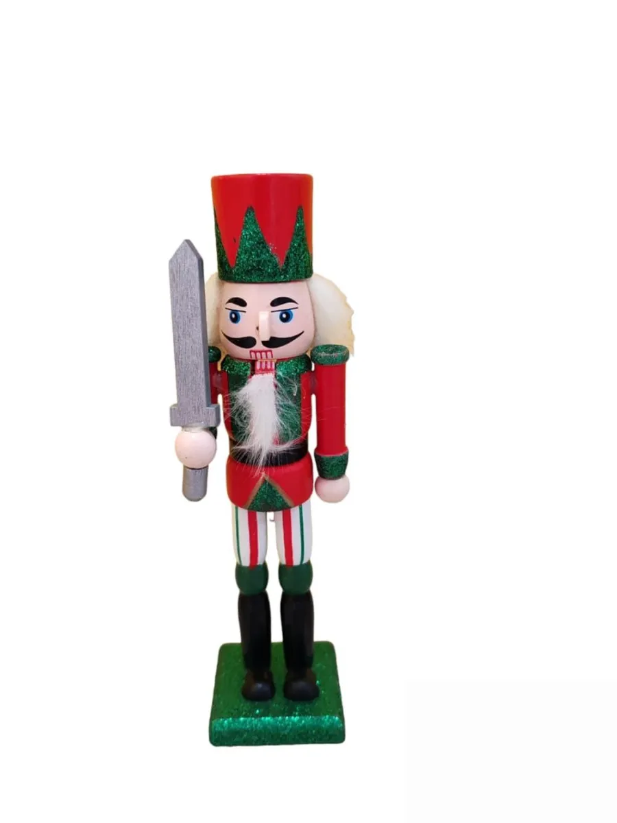 Novogodišnja figura Drveni vojnik 25 cm 70483