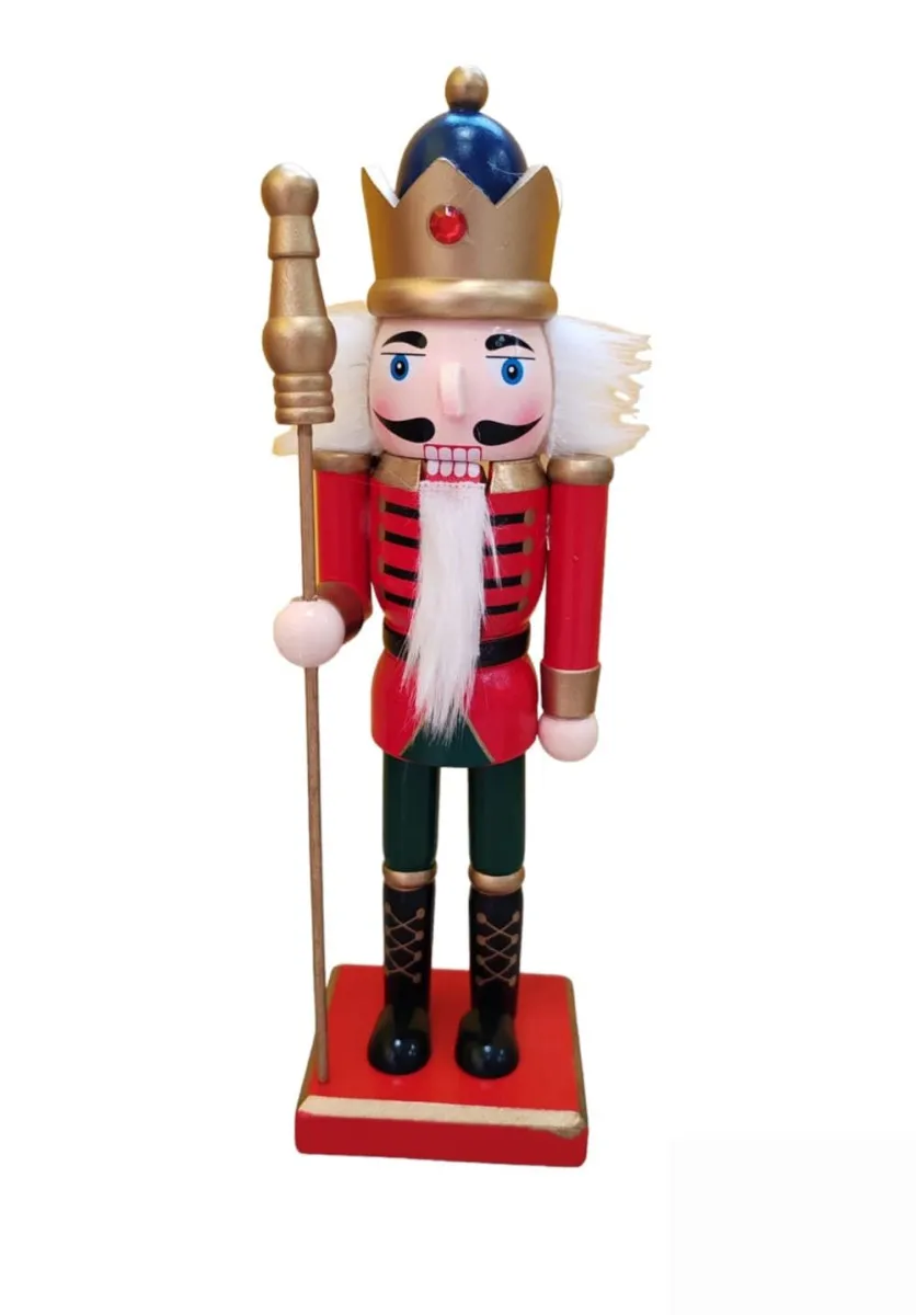 Novogodišnja figura Drveni vojnik 25 cm 70486