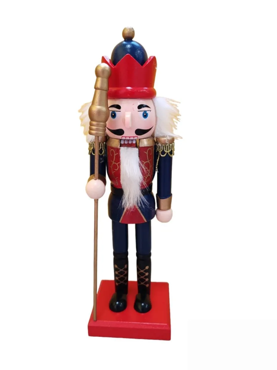 Novogodišnja figura Drveni vojnik 25 cm 70487