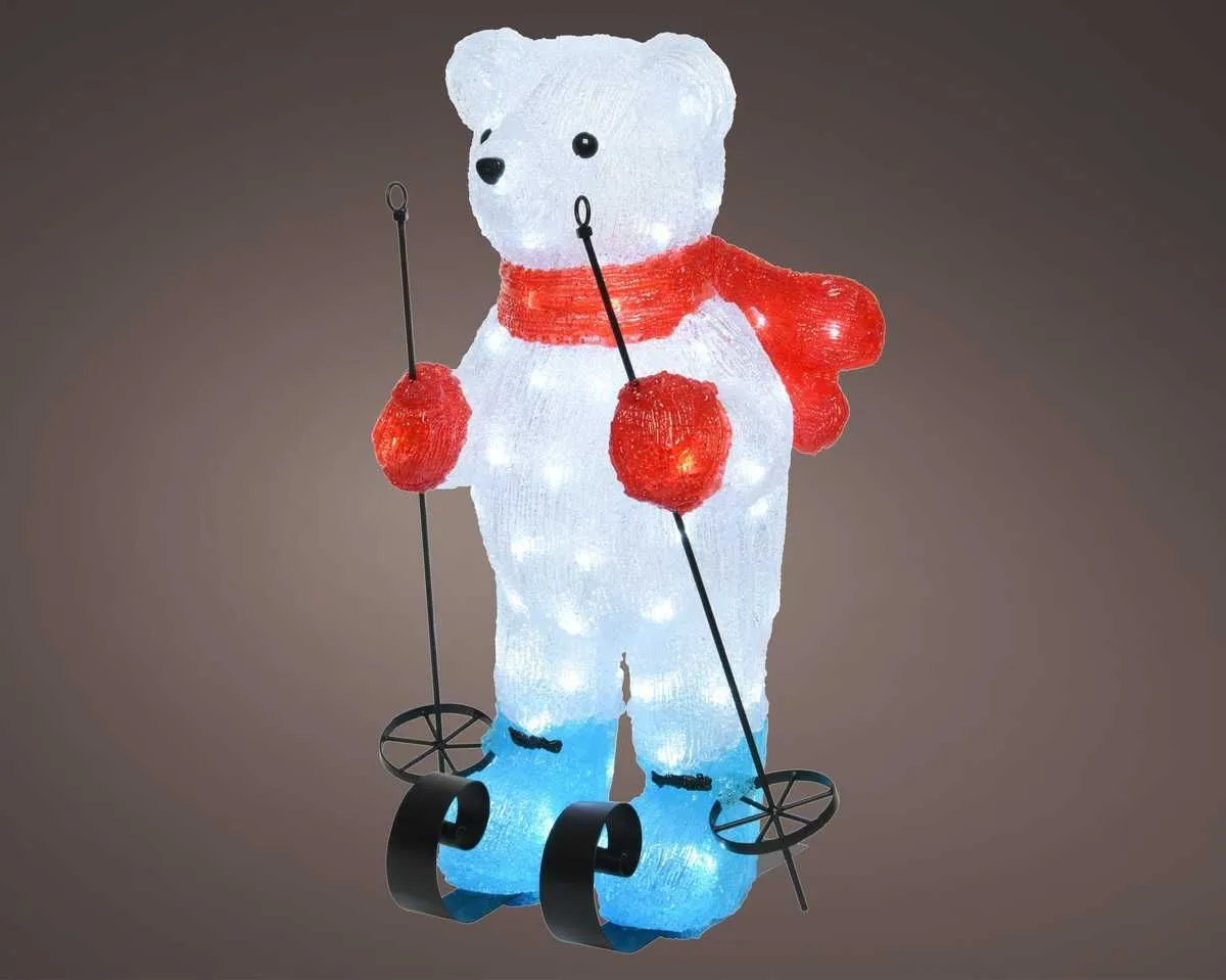 Novogodišnja figura, Meda na skijama
