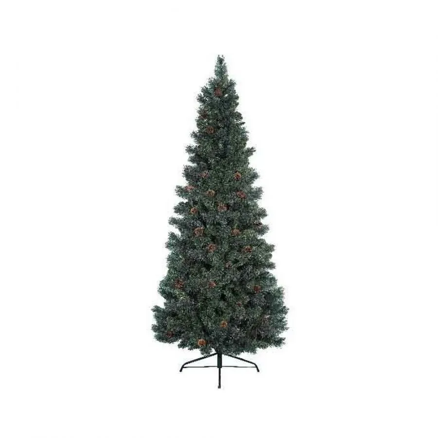 Novogodišnja jelka sa šišarkama 104x210cm