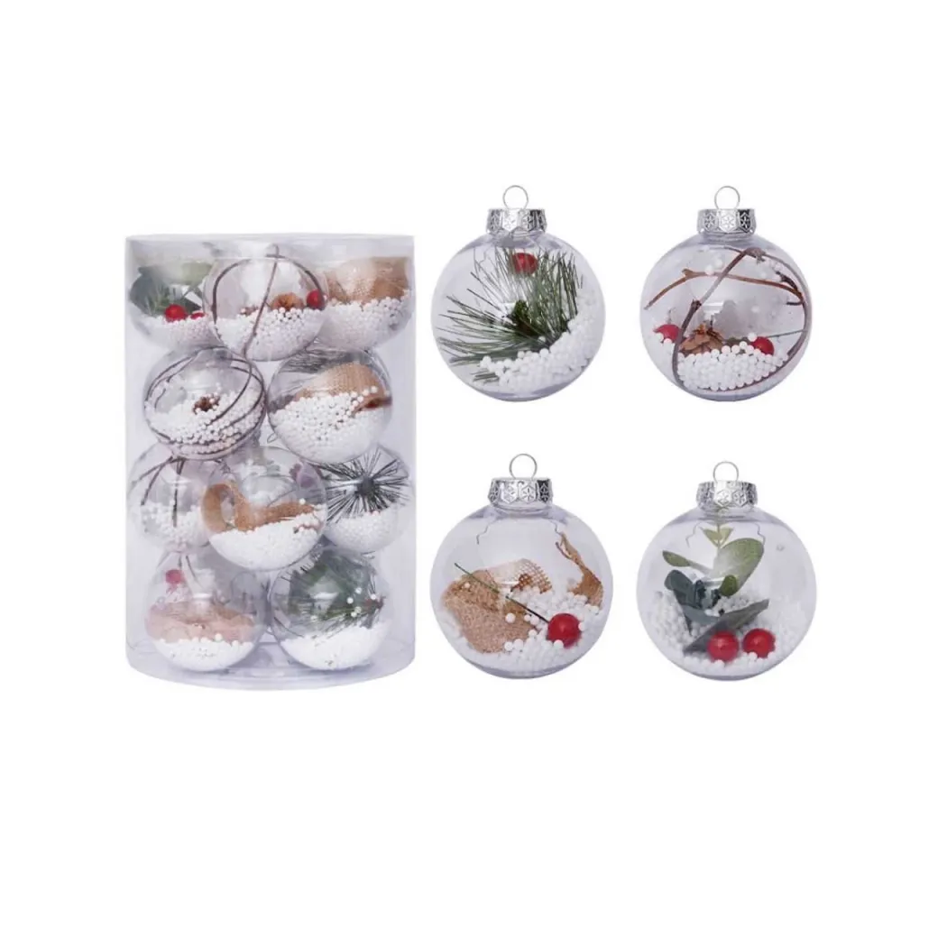 Novogodišnje kugle sa detaljima/ set 1/16kom