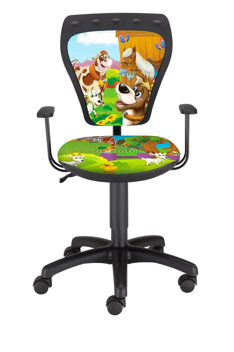 NOWY STYL Dečija stolica ministyle TS22 GTP28-BL animals SH