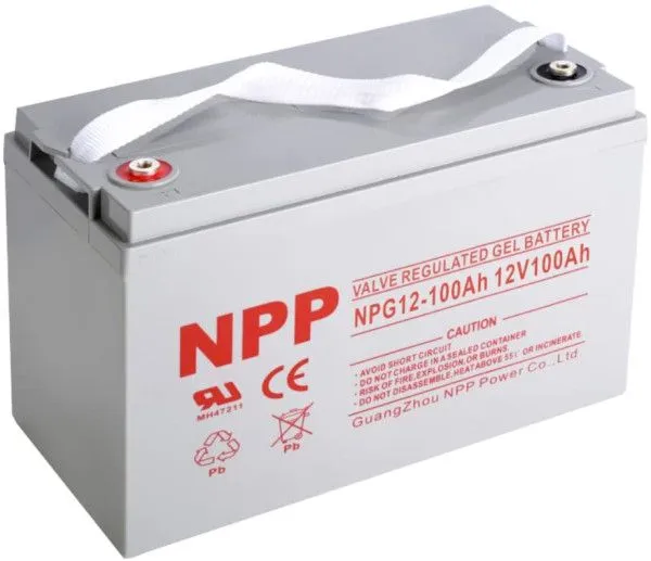 NPP NPG12V-100Ah, GEL BATTERY, C20=100AH