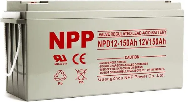 NPP NPG12V-150Ah, GEL BATTERY, C20=150AH
