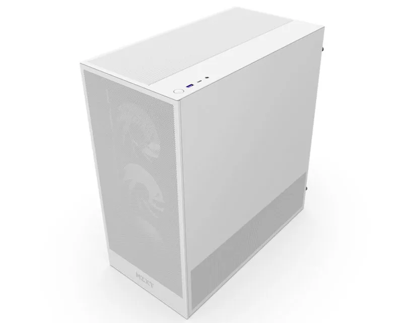 NZXT Gaming kućište H5 Flow RGB CC-H52FW-R1, bela