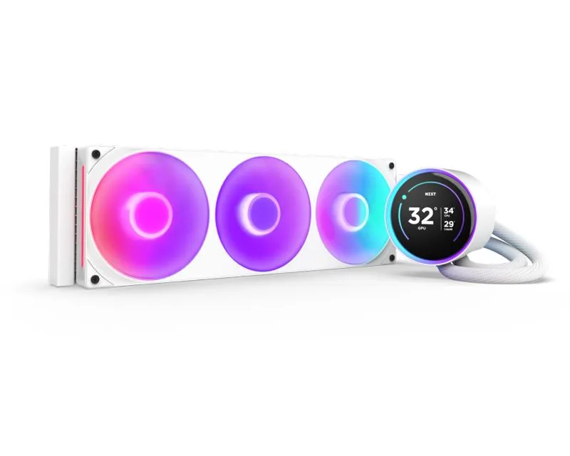 NZXT Vodeno hlađenje Kraken Elite 360 RGB V2 RL-KR36E-W2/ bela