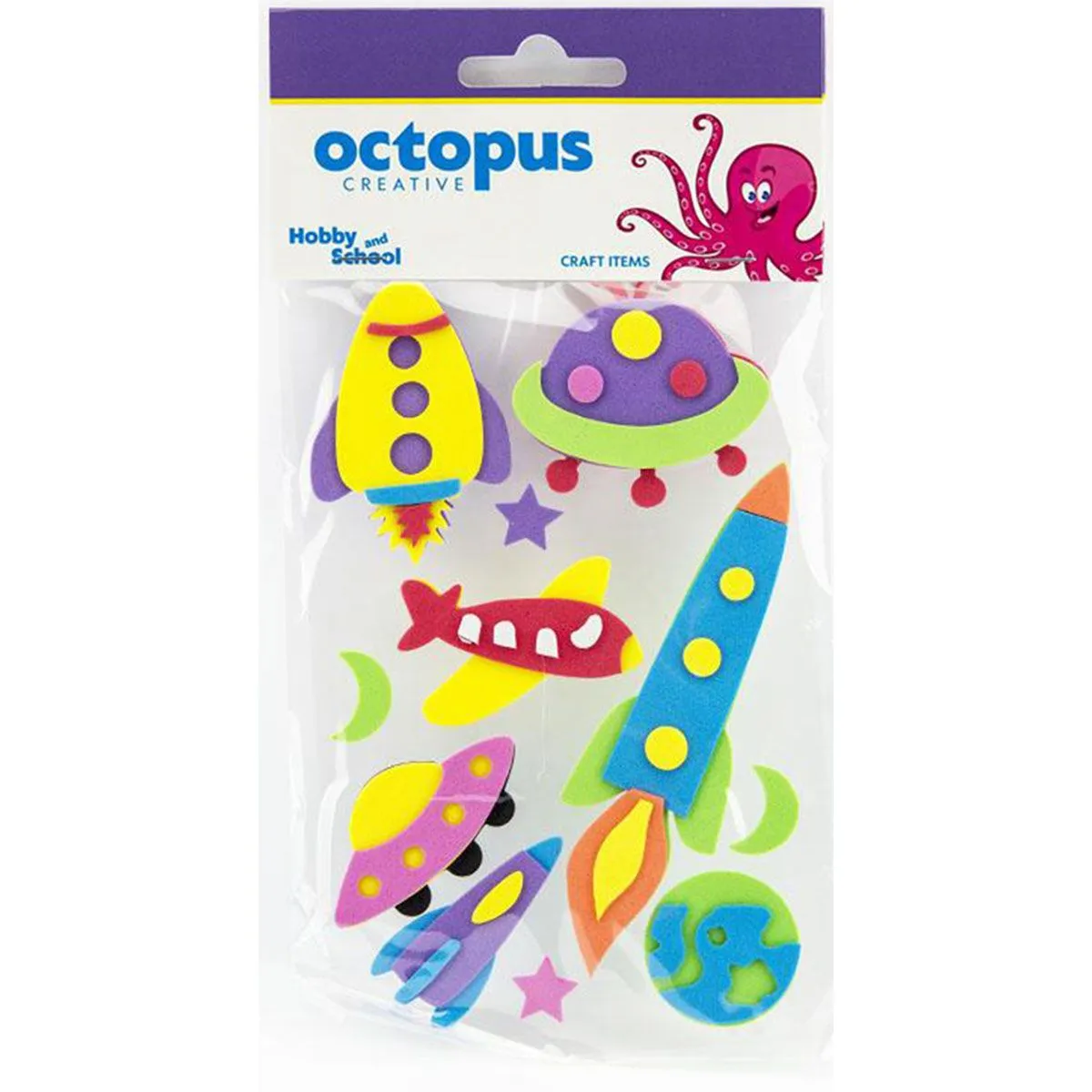 OCTOPUS Dekorativne rakete set eva pena 7kom unl-0895