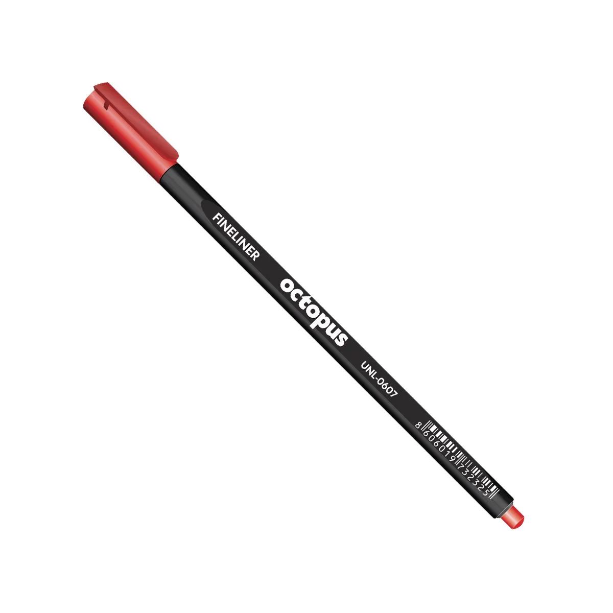 OCTOPUS Liner 0.4mm crveni fineliner  unl-0607