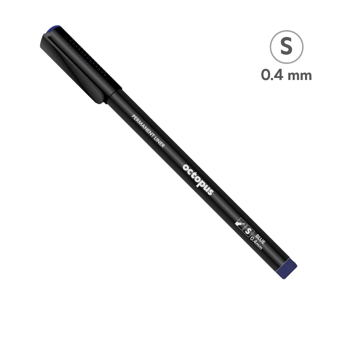 OCTOPUS Liner plavi permanent 0.4mm s  unl-0775