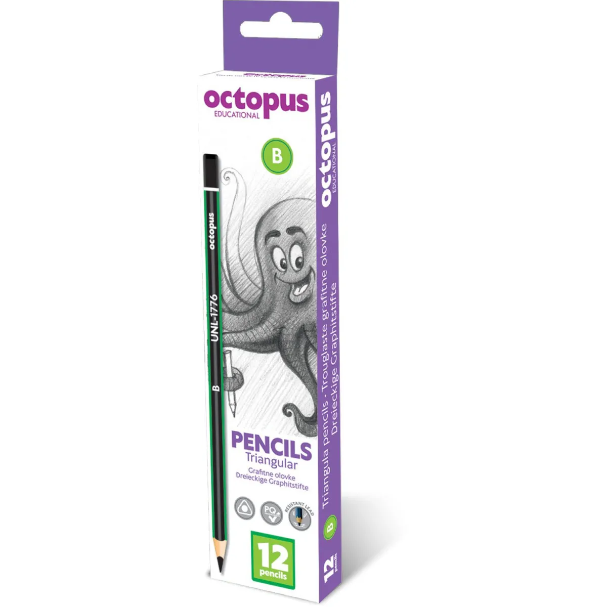 OCTOPUS Olovka grafitna b - h 1/1  unl-1776/1778