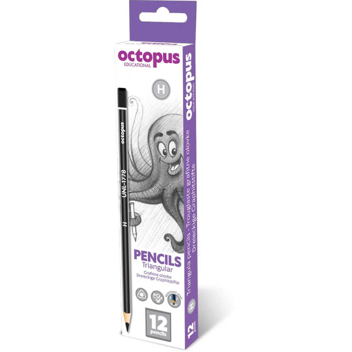 OCTOPUS Olovka grafitna h 12/1  unl-1778
