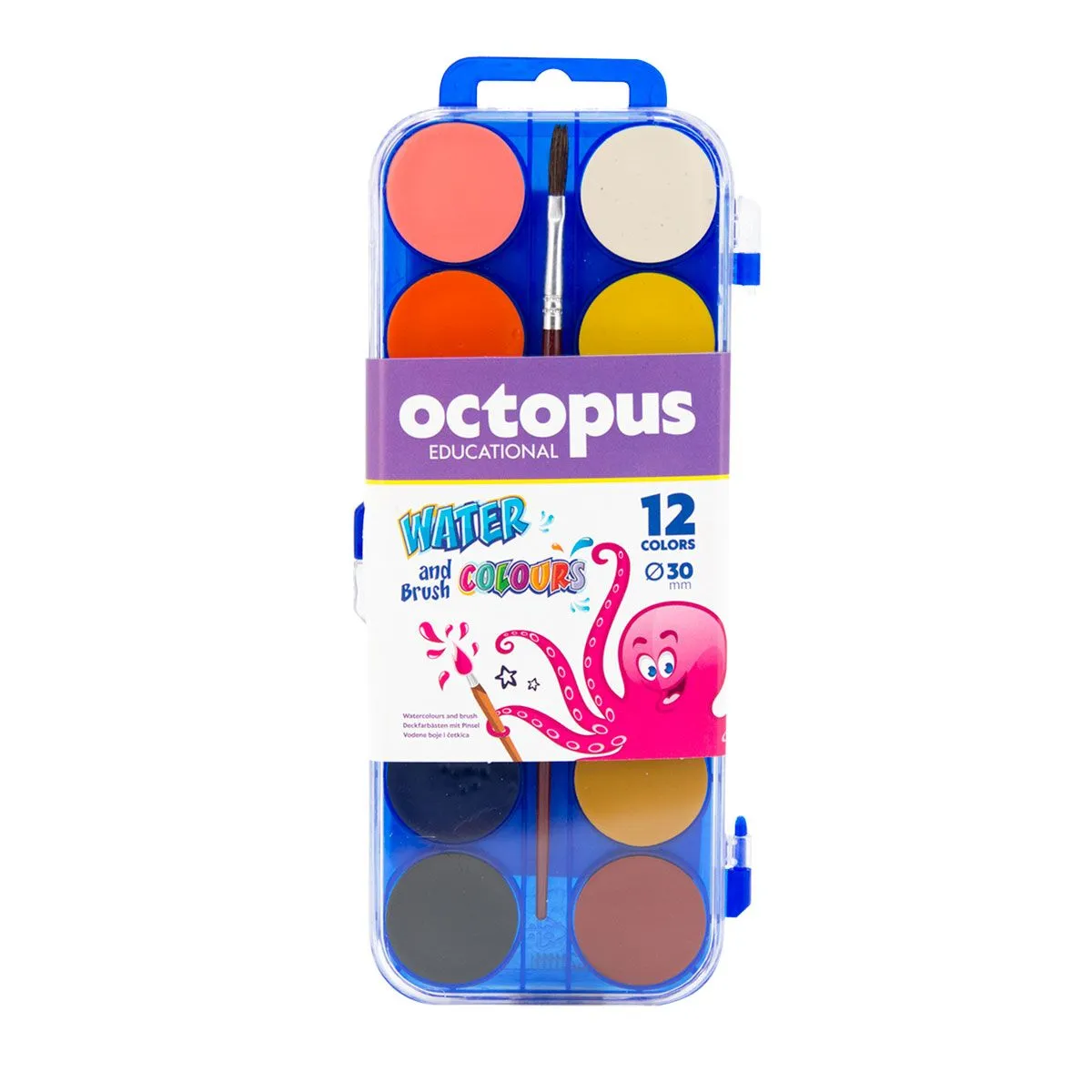 OCTOPUS Vodene boje 12/1  30mm unl-0623