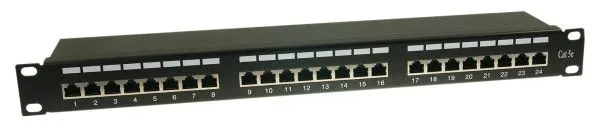 OEM Patchcord kabel panel, 24 porta STP 5e 1U