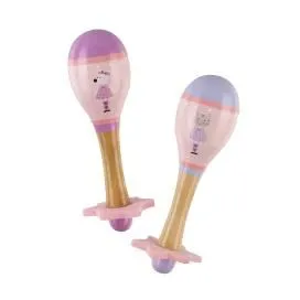 Orange tree toys - Drvene muzičke zvečke - miš i mačka