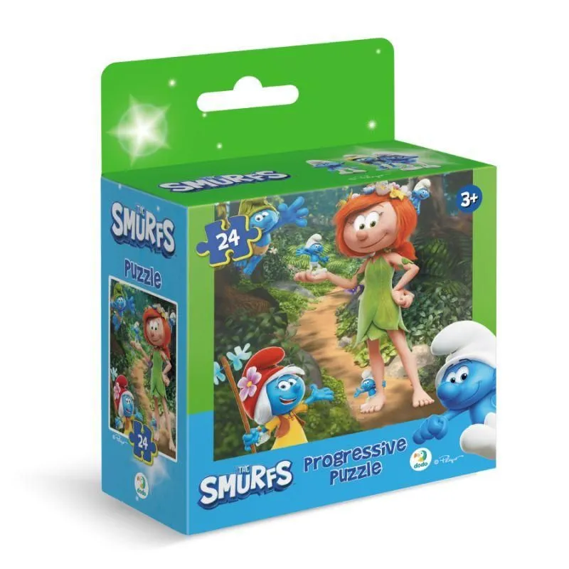 OSTALO PUZZLE THE SMURFS 24PCS 200695