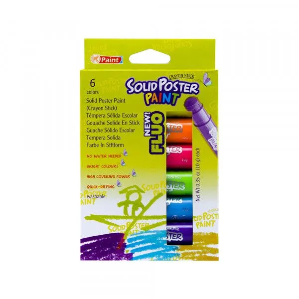 PAINT Tempere u stiku 1/6 SP06110 fluo