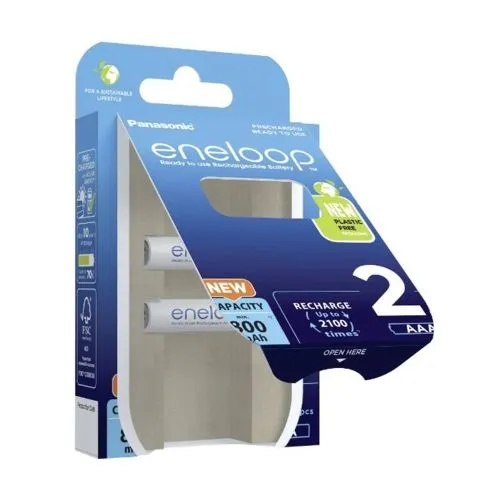 PANASONIC Baterija punjiva Eneloop AA, BK-3MCDE/2BE, 2kom