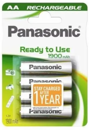 PANASONIC Baterije HHR-3MVE/4BC, 1900mAh, punj. Ready to use AA