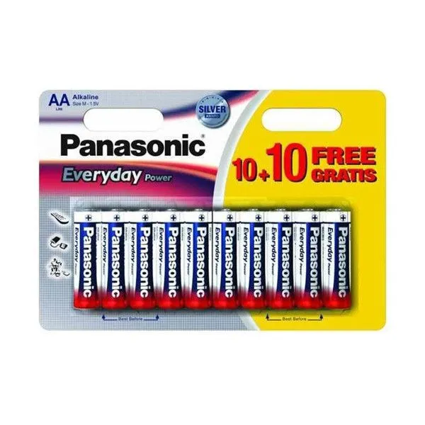 PANASONIC Baterije LR6EPS/20BW-AA