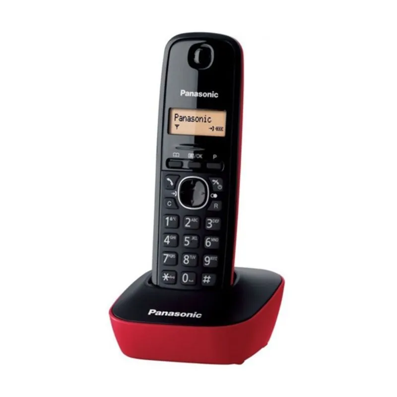 PANASONIC Bežični telefon DECT KX-TG1611FXR/ crvena