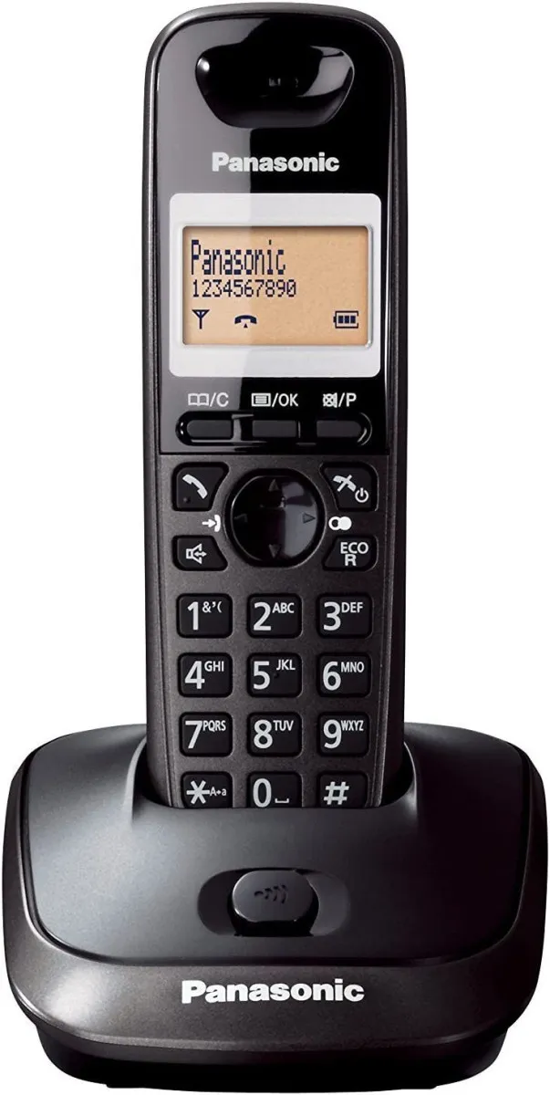 PANASONIC Bežični telefon DECT KX-TG2511FXT, crna