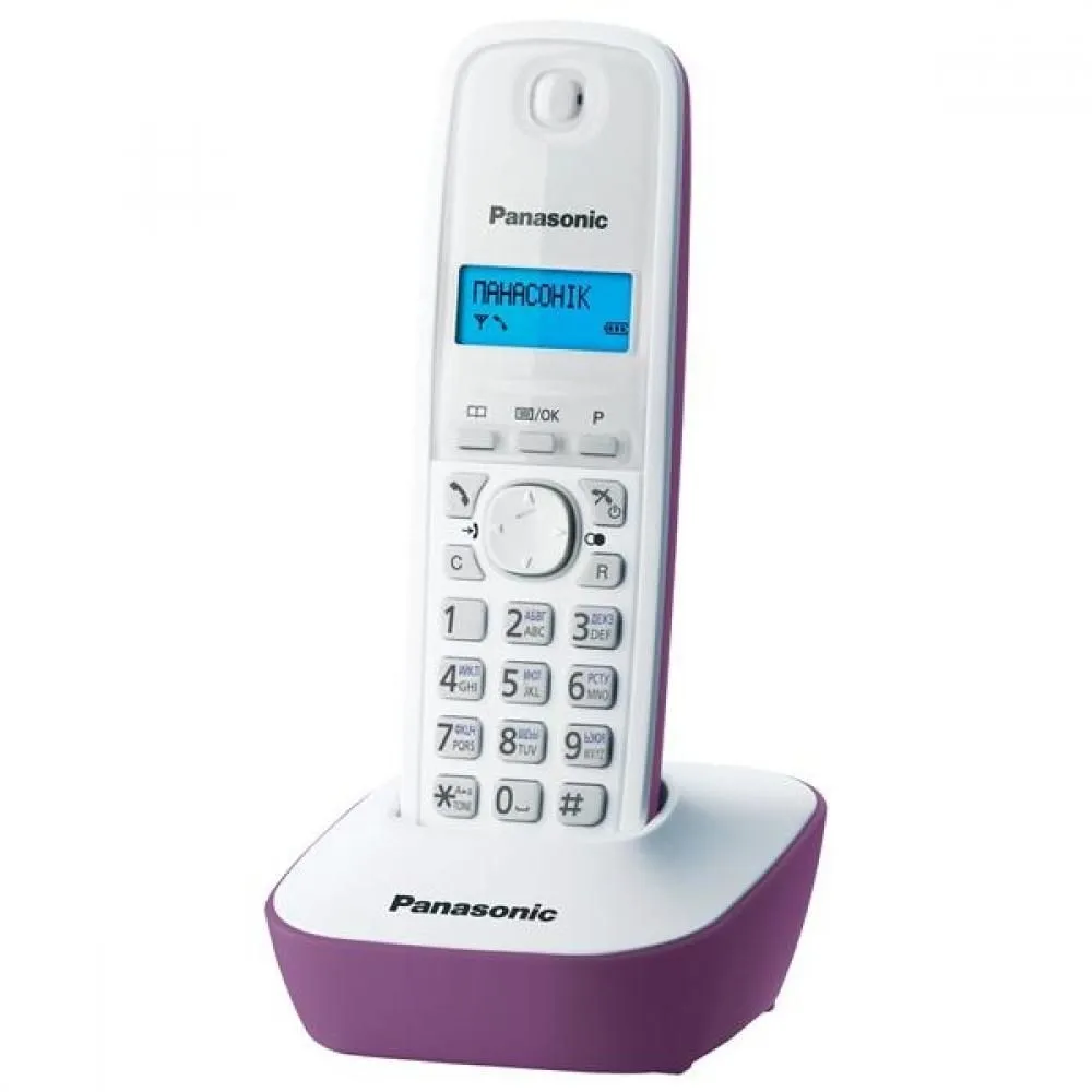 PANASONIC Bežični telefon KX-TG1611FXF, ljubičasta