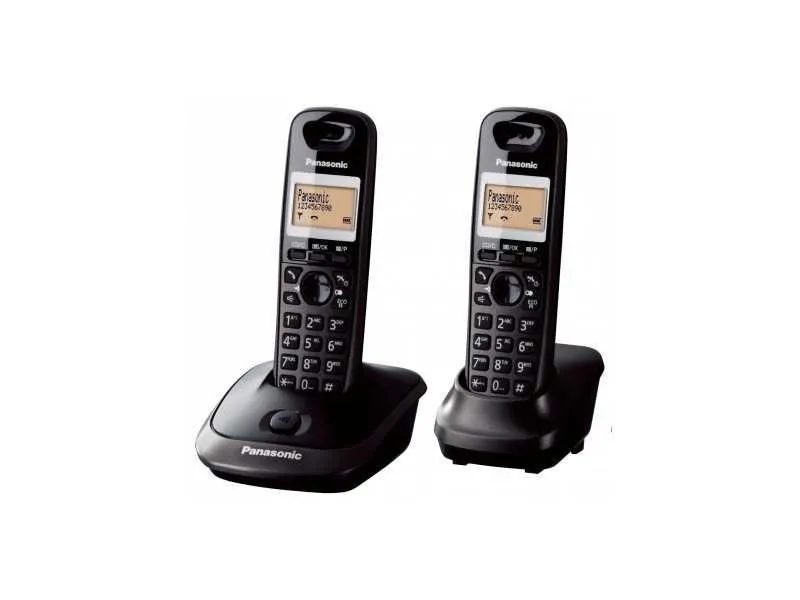 PANASONIC Bežični telefon KX-TG2512FXT DUO, crna