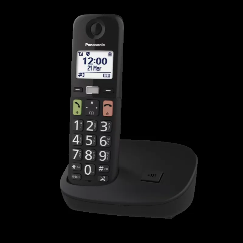 PANASONIC Bežični telefon KX-TGU110FXB/ crna